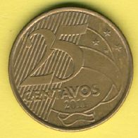 Brasilien 25 Centavos 2011