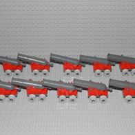 10 Kanonen für Lego Piraten, Minifiguren, Ritter NEU/ OVP