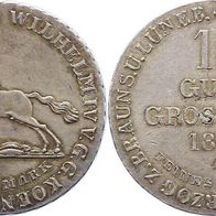 Hannover 16 Gute Groschen 1834 A ss-vz König Wilhelm IV