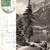 AK Berchtesgadener Land Hintersee mit Reiteralpe s/ w von 1958