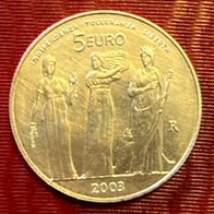 5 EURO Silber Gedenkmünze San Marino 2003 aus KMS 2003