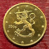 10 Cent Münze Finnland 2006 Unziruliert, frisch aus Originalrolle