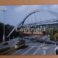 Ansichtskarte, Postkarte, Straßenbahn Schwebebahn Wuppertal, Historisch