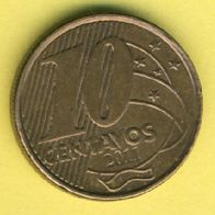 Brasilien 10 Centavos 2011