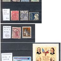 Briefmarken Australien Neusüdwales Neuseeland Solomon Islands / Tonga