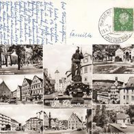 AK Bad Mergentheim Mehrbildkarte s/ w von 1960