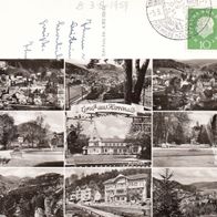 AK Herrenalb Mehrbildkarte von 1959 s/ w