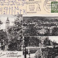 AK Bad Wildungen Mehrbildkarte s/ w von 1961
