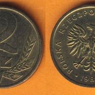 Polen 2 Zloty 1987