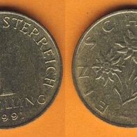 Österreich 1 Schilling 1991 (2)