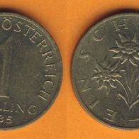Österreich 1 Schilling 1985