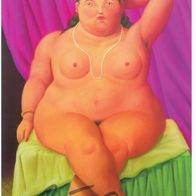 Fernando Botero (1937-2023) - orig. sign. Kunst-AK (6920)