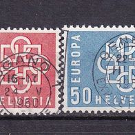 Schweiz MiNr. 679-680 kpl. gestempelt M€ 2,00 #G138e