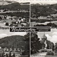 AK Hinterzarten Schwarzwald Mehrbildkarte s/ w unbenutzt