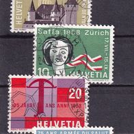 Schweiz MiNr. 653-656 kpl. gestempelt M€ 2,80 #G164d