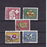 Schweiz MiNr. 657-661 kpl. gestempelt M€ 13,00 #G164e