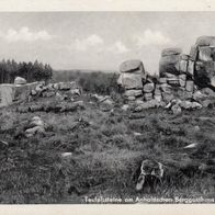 AK Teufelssteine am Anhaltischen Berggasthof "Viktorshöhe" - s/ w unbenutzt