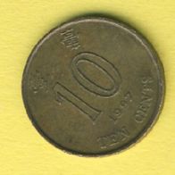 Hong Kong 10 Cents 1997