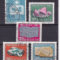 Schweiz MiNr. 731-735 kpl. gestempelt M€ 9,00 #G165f