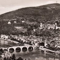 AK Heidelberg - Blick vom Phlosophenweg s/ w unbenutzt