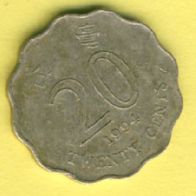 Hong Kong 20 Cents 1994