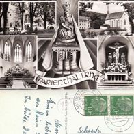 AK Marienthal i. Rhg. Kirche Mehrbildkarte s/ w von 1958