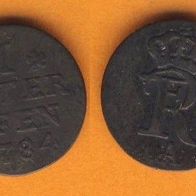 Preußen 1 Pfennig 1784 A