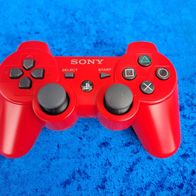 Original Sony Playstation 3 PS3 DualShock 3 Controller - rot