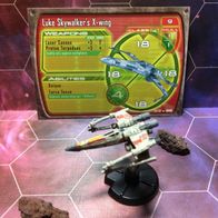 Star Wars Miniatures, Starship Battles, #20 Luke Skywalker´s X-Wing (mit Karte)