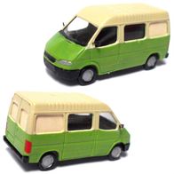Ford Transit IV ´95, Hochkombi, hellbeige-grün, gesupert, Ep5, Rietze, Spur N 1:160