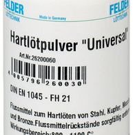 250g FELDER Hartlötpulver Universal FH21 Flussmittel Löten Bronze Messing Kupfer