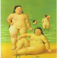 Fernando Botero (1937-2023) - orig. sign. Kunst-AK (6934)