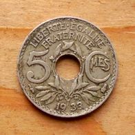 5 Centimes 1933 Frankreich