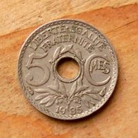 5 Centimes 1935 Frankreich