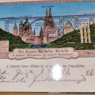 Wuppertal Solingen Remscheid Müngstener Brücke Vergleich aus 1906