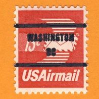 USA 1973 Mi.1125 Au. xV Flugmarke mit Aufdruck der Vorausentwertung (BV)