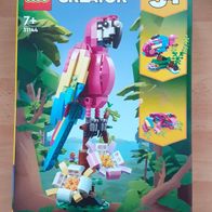 Lego Creator 31144, Exotischer pinkfarbener Papagei