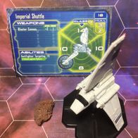 Star Wars Miniatures, Starship Battles, #39 Imperial Shuttle (mit Karte)