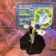 Star Wars Miniatures, Starship Battles, #43 Slave I Jango Fett (mit Karte)