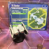 Star Wars Miniatures, Starship Battles, #54 TIE Bomber (mit Karte)