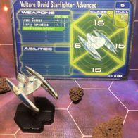 Star Wars Miniatures, Starship Battles, #60 Vulture Droid Starfighter Advanced