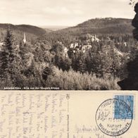 AK Schierke Harz - Blick von der Vaupels-Klippe - s/ w von 1957