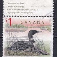 Kanada, 1998, Mi. 1725, Wasservogel, 1 Briefm., oberes Randstück, gest.