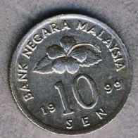 Malaysia 10 Sen 1999