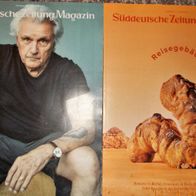 2 SZ-Magazine: 6. & 14. April 2023 - Reisegebäck & Interview mit John Irving
