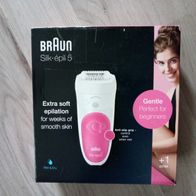 Braun Silk-épil 5 5-500 SensoSmart weiss/ pink, 28 Pinzetten