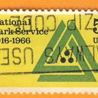 USA 1966 Mi.905 mit Reklamestempel Emblem