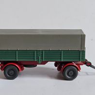 Wiking #402 Großer Lkw-Anhänger 1968 hellpatinagrün / / TOPP