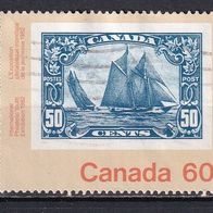 Kanada, 1982, Mi. 826, Briefmarkenausstellung, Segelschiff, 1 Briefm., gest.