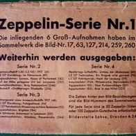 RRR !!! Lot - 6 Groß-Aufnahmen - Zeppelin-Serie - Nr.1 !!!- Original !!!